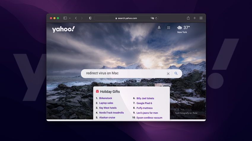 How to get rid of Yahoo search on Mac