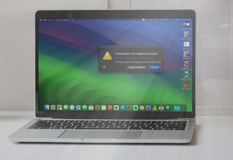Remove ActivityInputd will damage your computer pop-up Mac