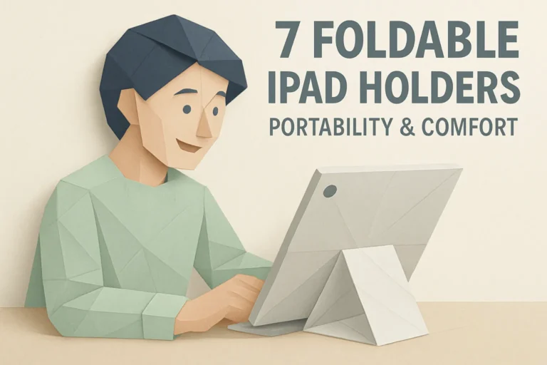 7 Foldable iPad Holders I Tested for Portability & Comfort